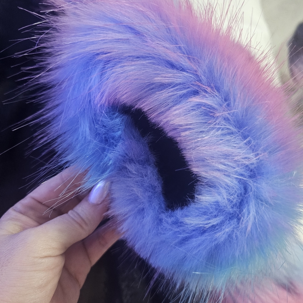 CLASSIC COTTON CANDY BEAR FAUX FUR COAT - Picture 7 of 9